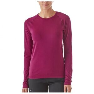 EUC - Patagonia Slope Runner - Long Sleeve Trail Running Shirt - size Small